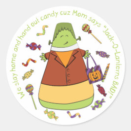 Frankenkid Sticker - Corny Candy Monsters