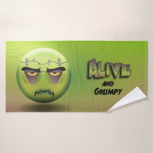 Frankenmoji-Badetuch Badehandtuch