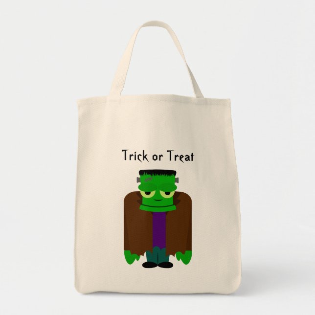 Frankenmonster Halloween dress up loot Tragetasche (Vorne)