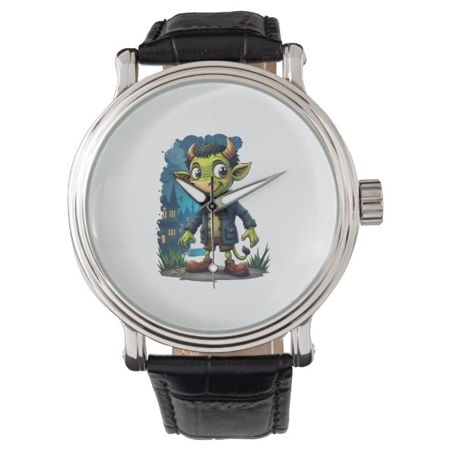 Frankenmoo Armbanduhr (Vorderseite)