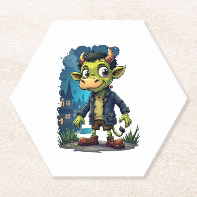 Frankenmoo Untersetzer (Vorderseite)