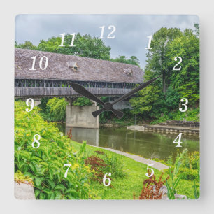 Frankenmuths Pont couvert Horloge murale
