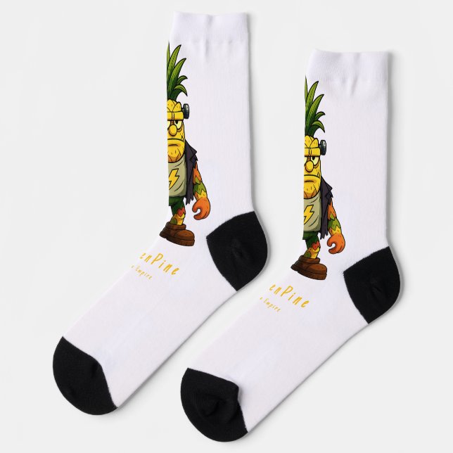 FrankenPine - Ananas-Reich Socken (Linkes Detail)