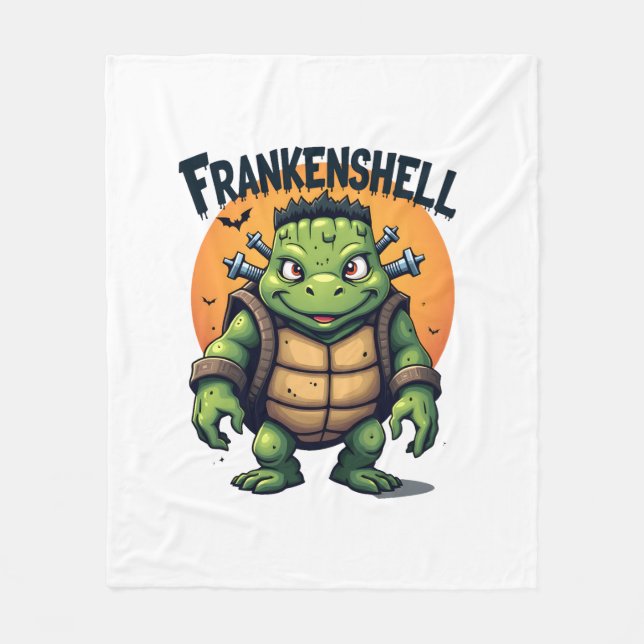Frankenshell Turtle Fleecedecke (Vorderseite)