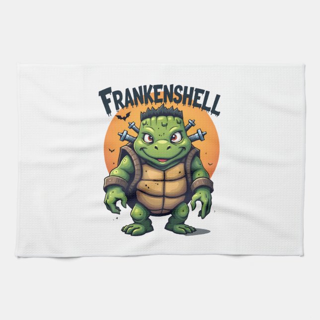 Frankenshell Turtle Geschirrtuch (Horizontal)