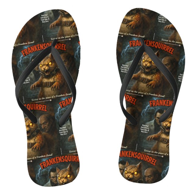 Frankensquirrel Flip Flops (Fußbett)