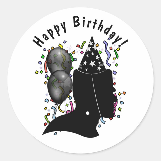 Frankenstein Birthday Runder Aufkleber (Vorderseite)