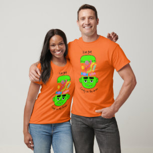 Frankenstein Candy Halloween-T - Shirt