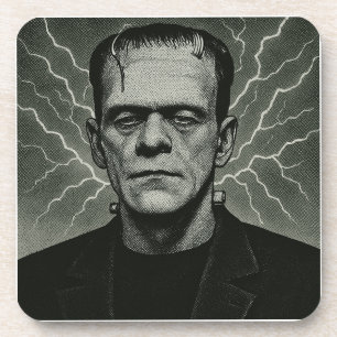 Frankenstein Electricity Art Getränkeuntersetzer