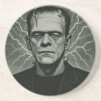 Frankenstein Electricity Art Getränkeuntersetzer