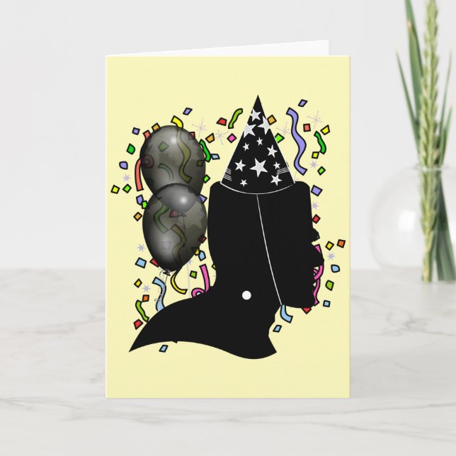 Frankenstein Geburtstag Karte (Vorderseite)