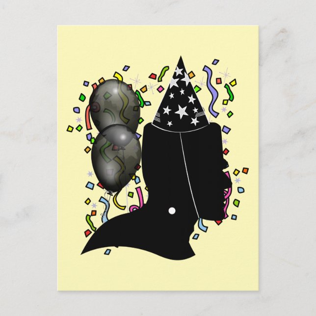 Frankenstein Geburtstag Postkarte (Vorderseite)