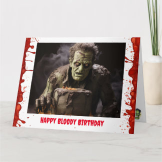 Frankenstein Geburtstagskarte Karte
