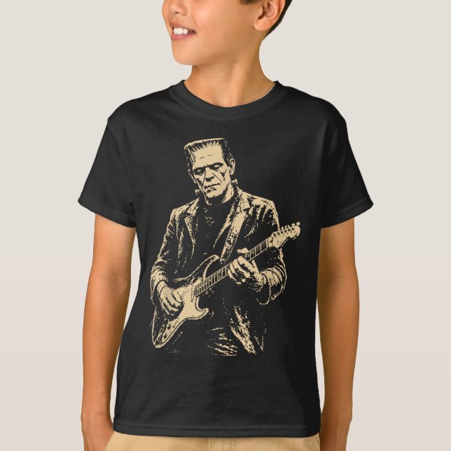 Frankenstein-Gitarre T-Shirt (Vorderseite)