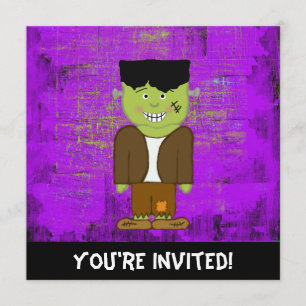 Frankenstein Halloween Einladung