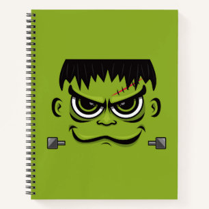 Frankenstein Halloween Face Notizbuch