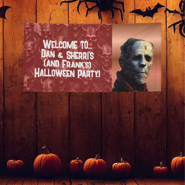 Frankenstein Halloween-Party Banner (Frankenstein Halloween Party Banner)