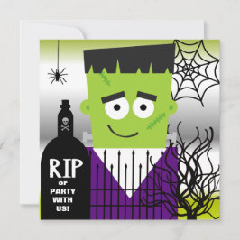 Frankenstein Halloween-Party-Einladung Einladung