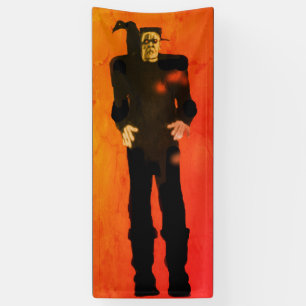 Frankenstein Halloween-Party Kunst, Dichtung und M Banner