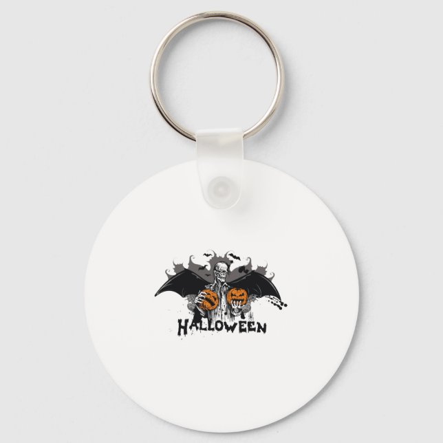 Frankenstein Halloween Schlüsselanhänger (Vorderseite)