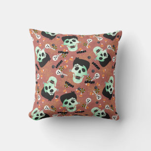 Frankenstein Halloween Throw Pillow Kissen