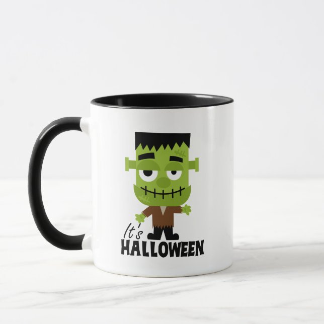 Frankenstein ist Halloween Tasse (Links)
