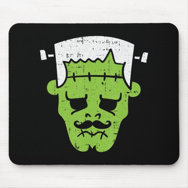 Frankenstein Lazy Halloween Costume Horror Movie M Mousepad (Vorne)