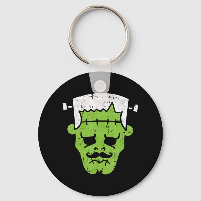 Frankenstein Lazy Halloween Costume Horror Movie M Schlüsselanhänger (Vorderseite)