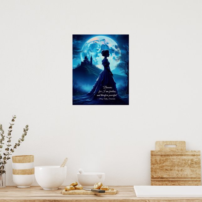 Frankenstein Mary Shelley Affiche de soumission (Cuisine)
