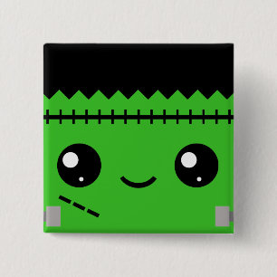 Frankenstein Monster Button