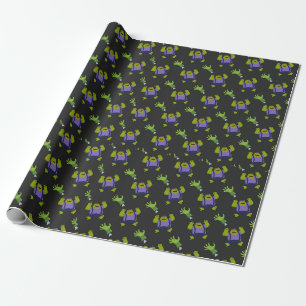 Frankenstein Monster Geschenkpapier