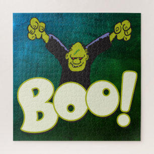 Frankenstein Monster Halloween Cartoon Frankie Boo