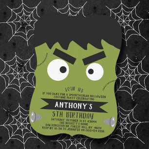 Frankenstein Monster Halloween Jegliches Alter Geb Einladung
