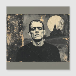 Frankenstein-Monster Halloween Magnetkarte