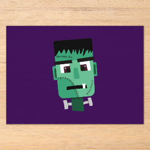 Frankenstein-Monster-Illustration Acryleinladungen