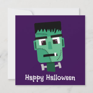 Frankenstein-Monster-Illustration Karte