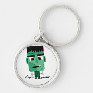 Frankenstein-Monster-Illustration Schlüsselanhänger