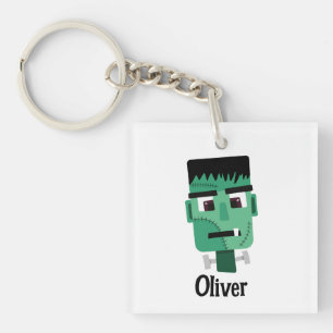 Frankenstein-Monster-Illustration Schlüsselanhänger