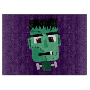 Frankenstein-Monster-Illustration Schneidebrett