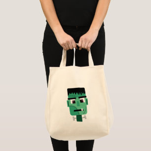 Frankenstein-Monster-Illustration Tragetasche