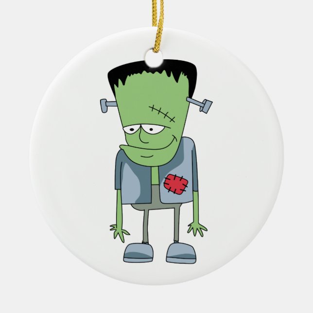 Frankenstein-Monster Keramik Ornament (Vorne)
