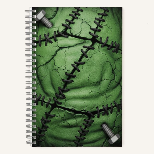 Frankenstein Monster Spooky Halloween Notizbuch (Vorderseite)