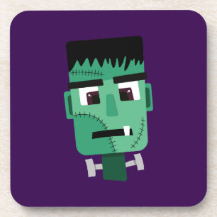 Frankenstein-Monsterkopf Getränkeuntersetzer