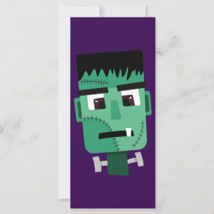 Frankenstein-Monsterkopf Karte
