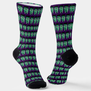 Frankenstein-Monsterkopf Socken