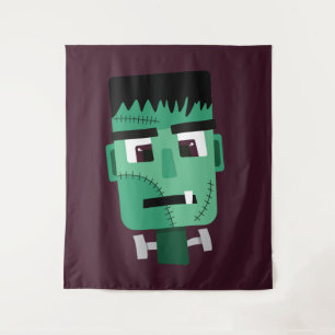 Frankenstein-Monsterkopf Wandteppich
