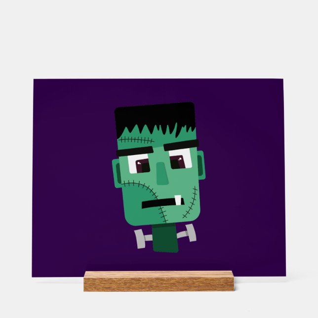 Frankenstein Monsters Kopf Acrylschild (Vorderseite)
