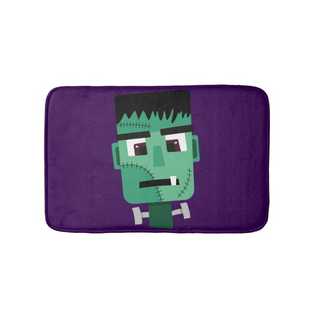 Frankenstein Monsters Kopf Badematte (Vorderseite)