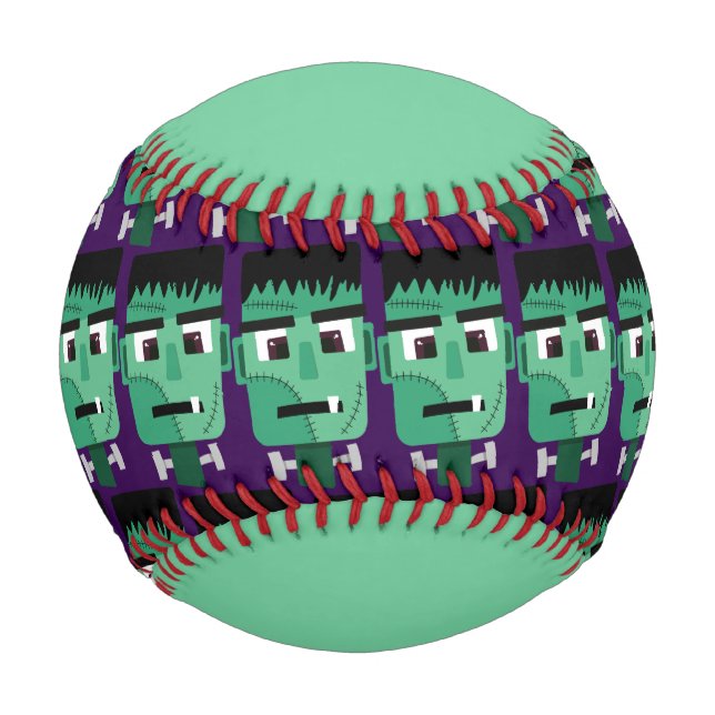 Frankenstein Monsters Kopf Baseball (Vorderseite)