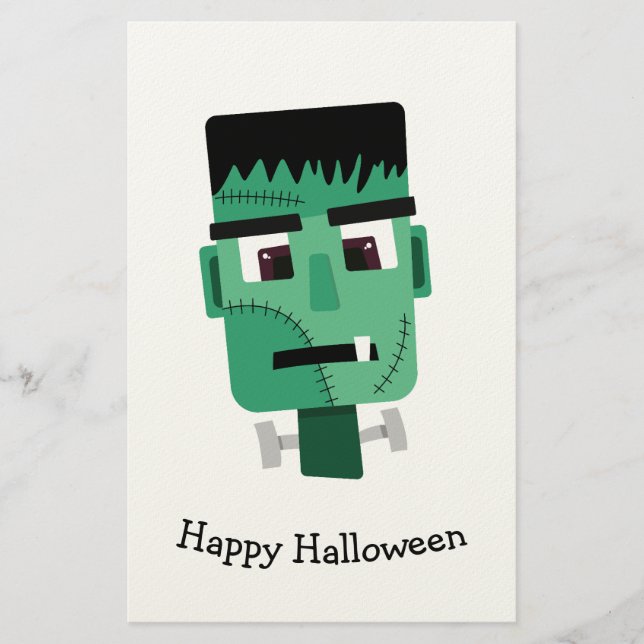 Frankenstein Monsters Kopf Briefpapier (Vorderseite)